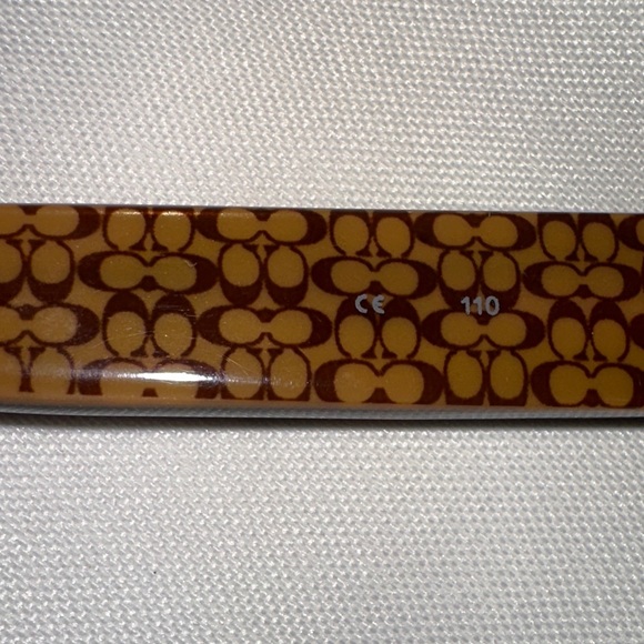 😎 COACH Brown Sunglasses with signature case - Picture 9 of 12